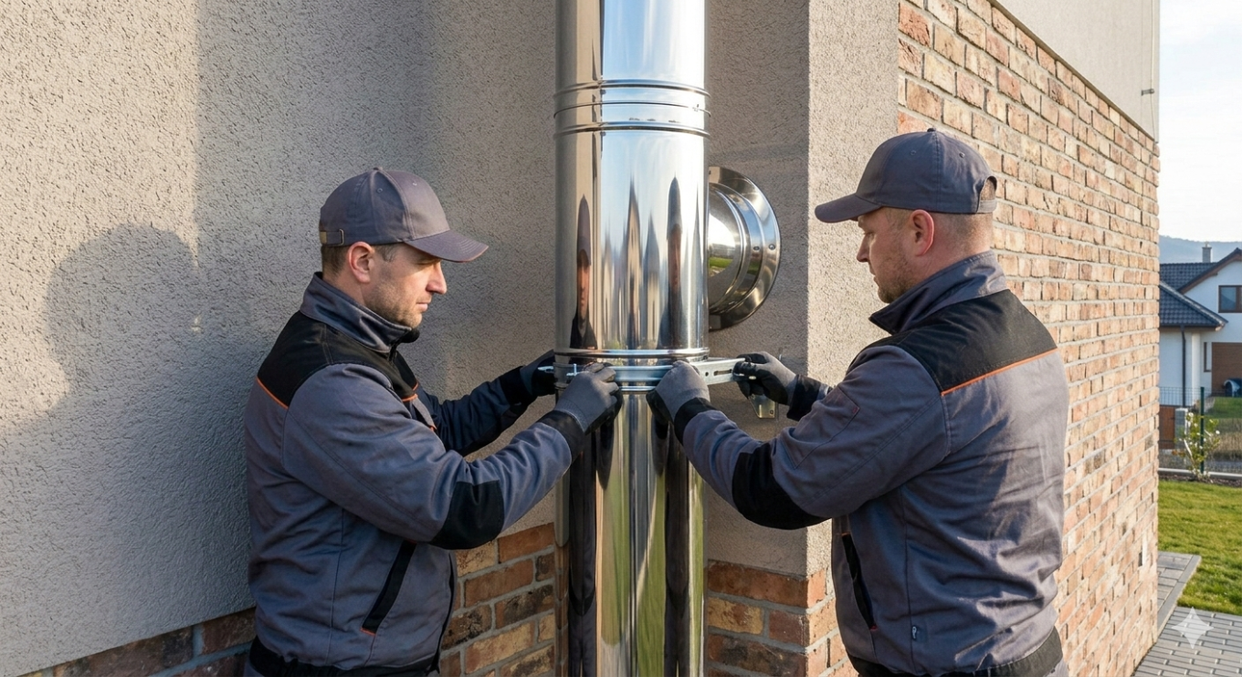 Stavba a montáž komínů